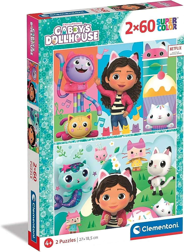 Clementoni Gabby's Dollhouse 2x20 Pcs