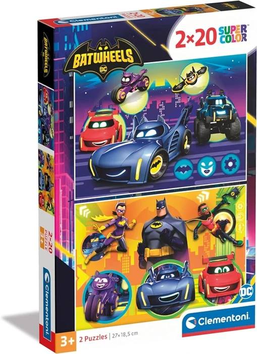 Clementoni Batwheels 2x20 Pcs