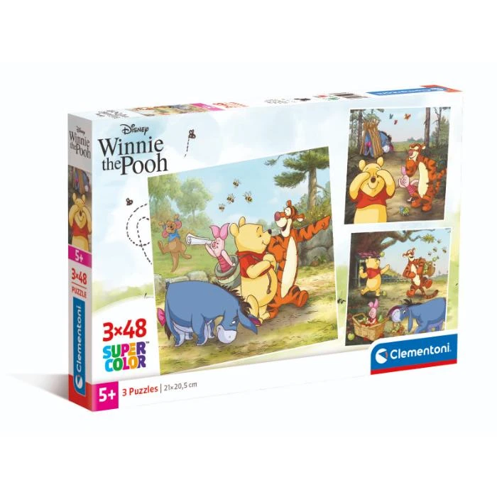 Clementoni Square Disney Winnie The Pooh 3X48