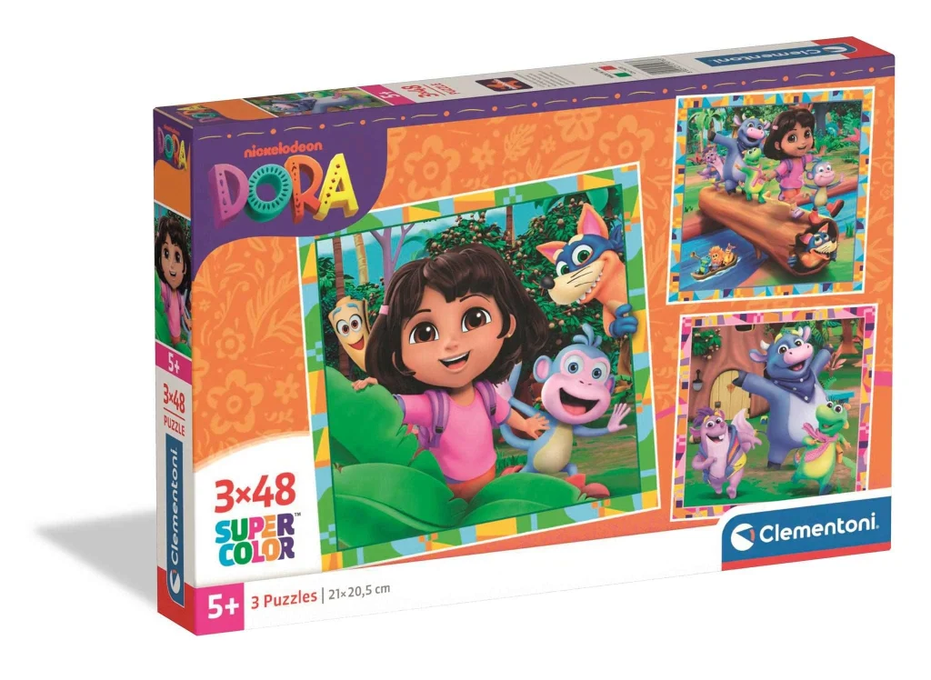Clementoni Square Dora The Explor 3 X 48 Pcs