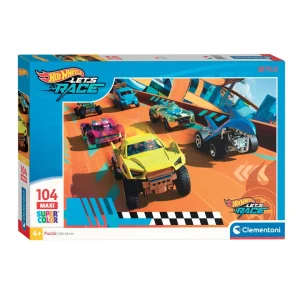 Clementoni Maxi Hot Wheels 104 Pcs