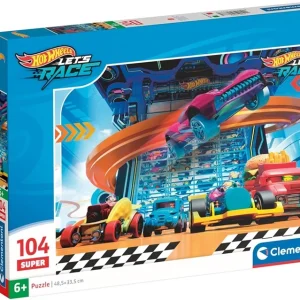 Clementoni Super Hotwheels 104 Pcs