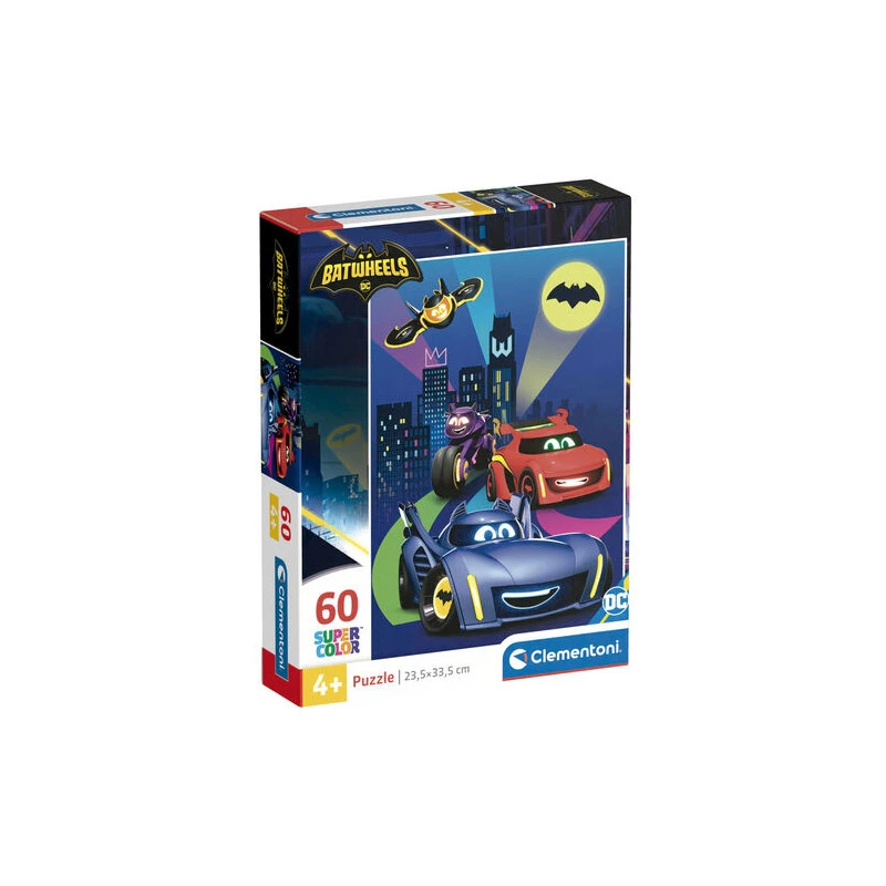 Clementoni Puzzle Batwheels 60 Pcs
