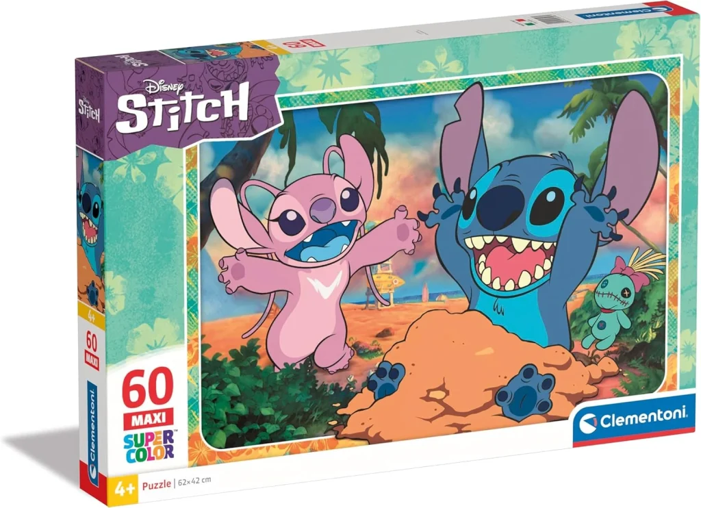 Clementoni Maxi Puzzle Disney  Stitch 60 Pcs