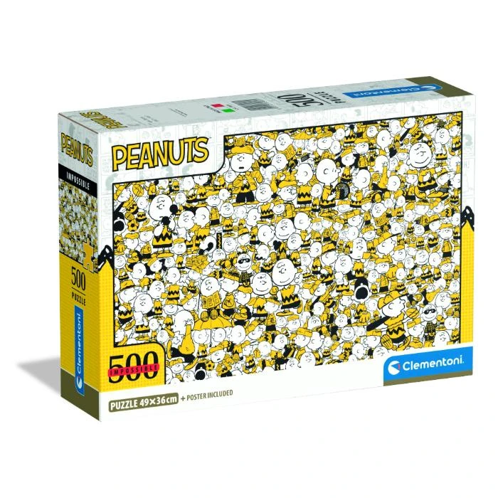 Clementoni Impossible Peanuts Compact Box - 500ps