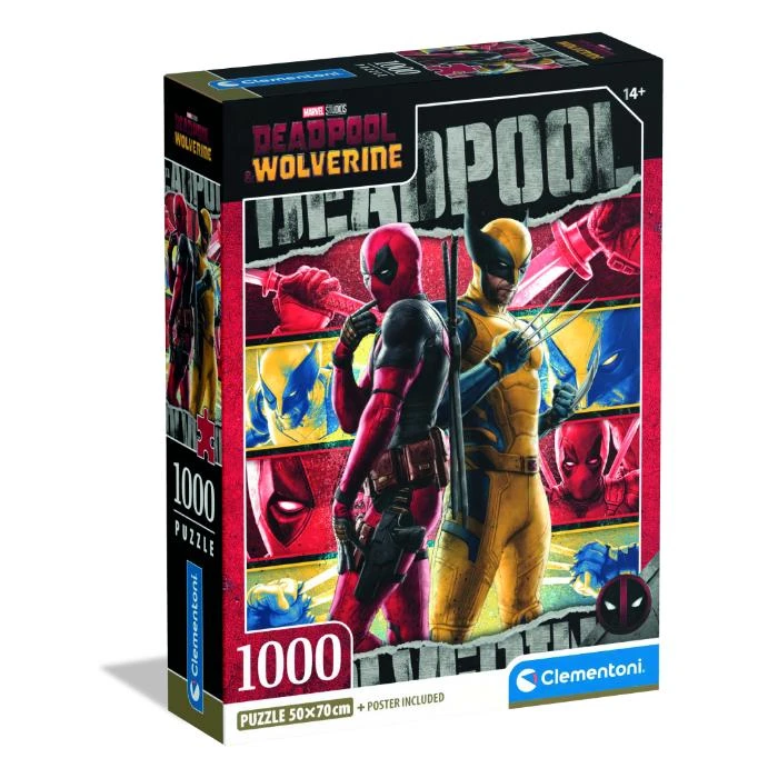 Clementoni Marvel Deadpool =Compact Box - 1000 pcs