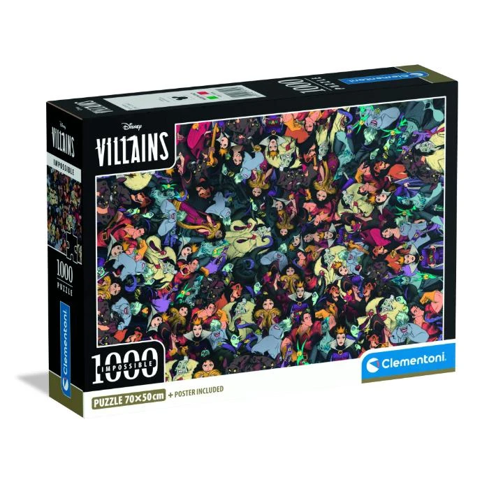 Clementoni Impossible Disney Villains - 1000 pcs