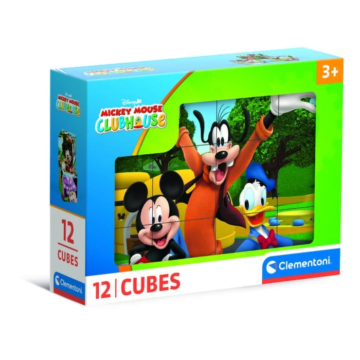 Clementoni Cubes 12 Mickey Mouse Club House