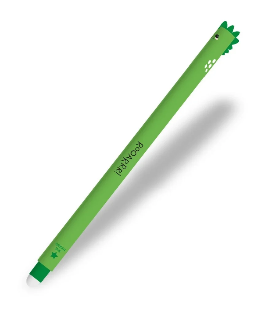 Erasable Pen Green - Dino