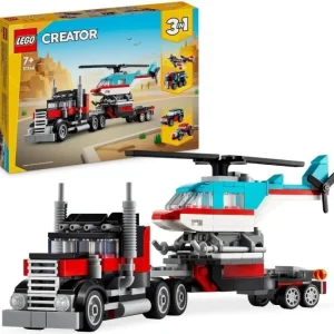 LEGO Creator Flatbed Truck with Helicopter 270 Pcs