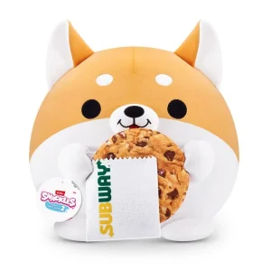 Snackles Corgi Subway 36Cm Soft Toy By Zuru
