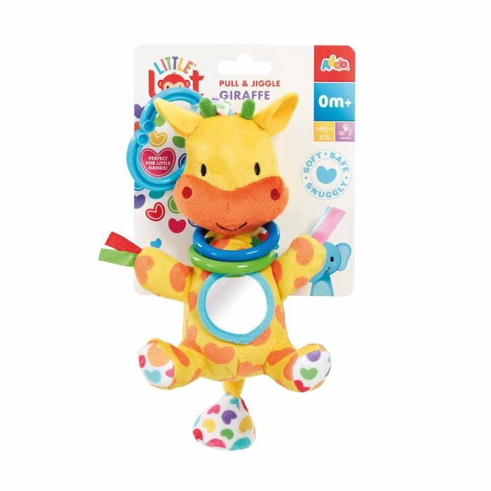 Addo Games Little Lot Pull & Jiggle Giraffe Pram