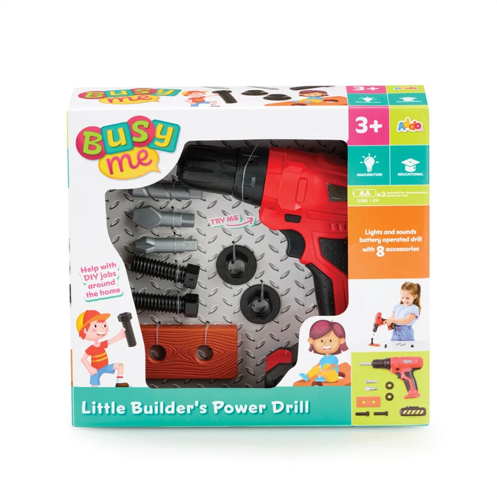 Busy Me Little Builder's Power Drill