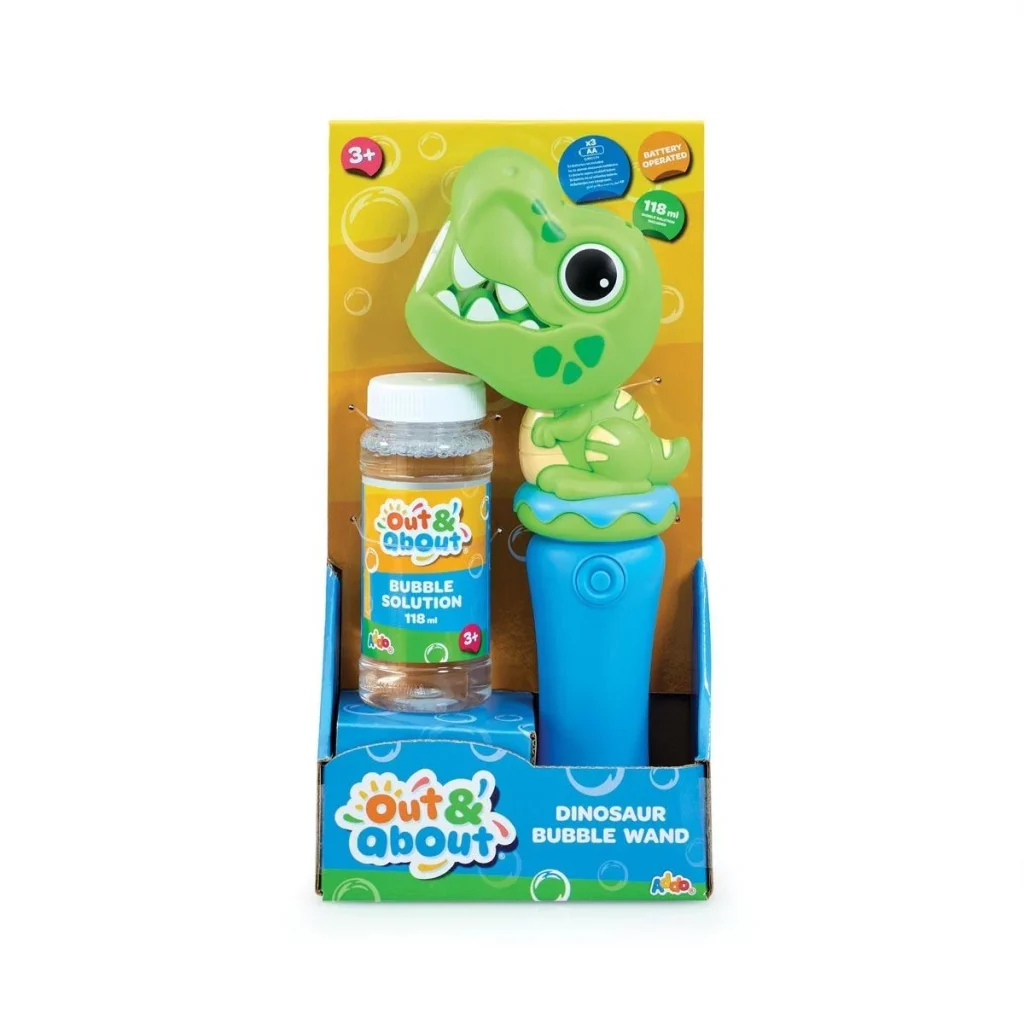 Out And About Dinosaur Bubble Wand