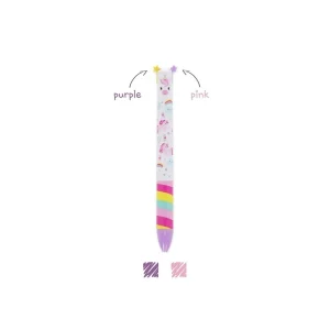 2 Colour Pen Pink & Purple - Unicorn