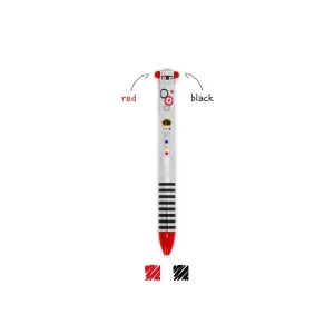 2 Colour Pen Black & Red - Robot