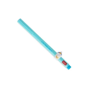 Gel Pen Sky Blue With Animal Decoration - Llama