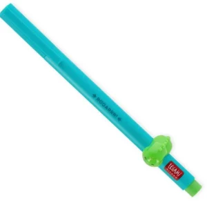 Gel Pen Green With Animal Decoration - Dino