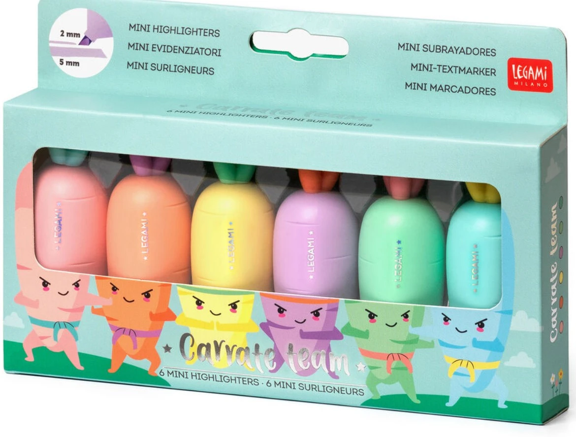 Mini Highlighters - Carrots
