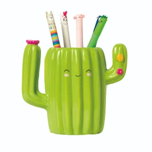 Ceramic Pen Holder - Cactus