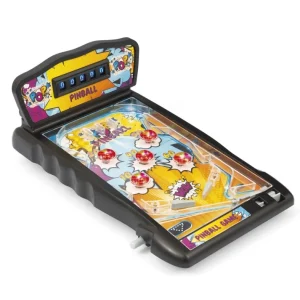Pinball Machine With Comic Book Graphics