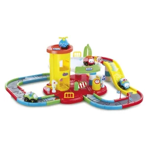 Baby Smile Garage With 4 Vehicles