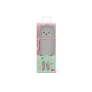 Silicone Pencil Case - Kitty