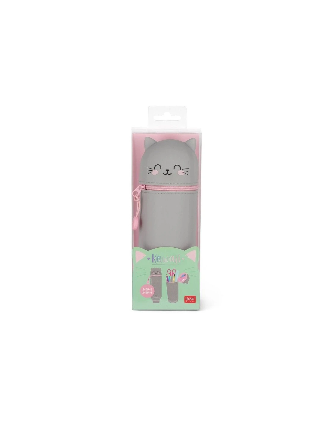 Silicone Pencil Case - Kitty