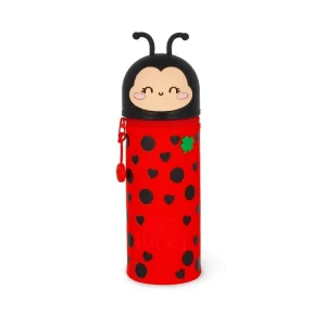 Pencil Case 2In1 Silicone Ladybird X 12