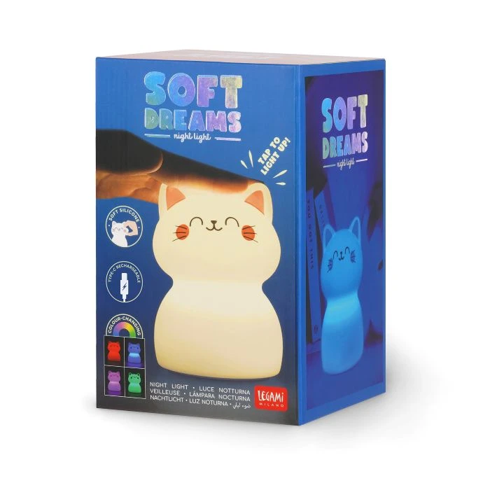 Soft Dreams - Rechargeable Night Light - Kitty