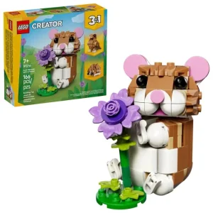 LEGO Creator Cute Hamster With A Flower 166Pcs