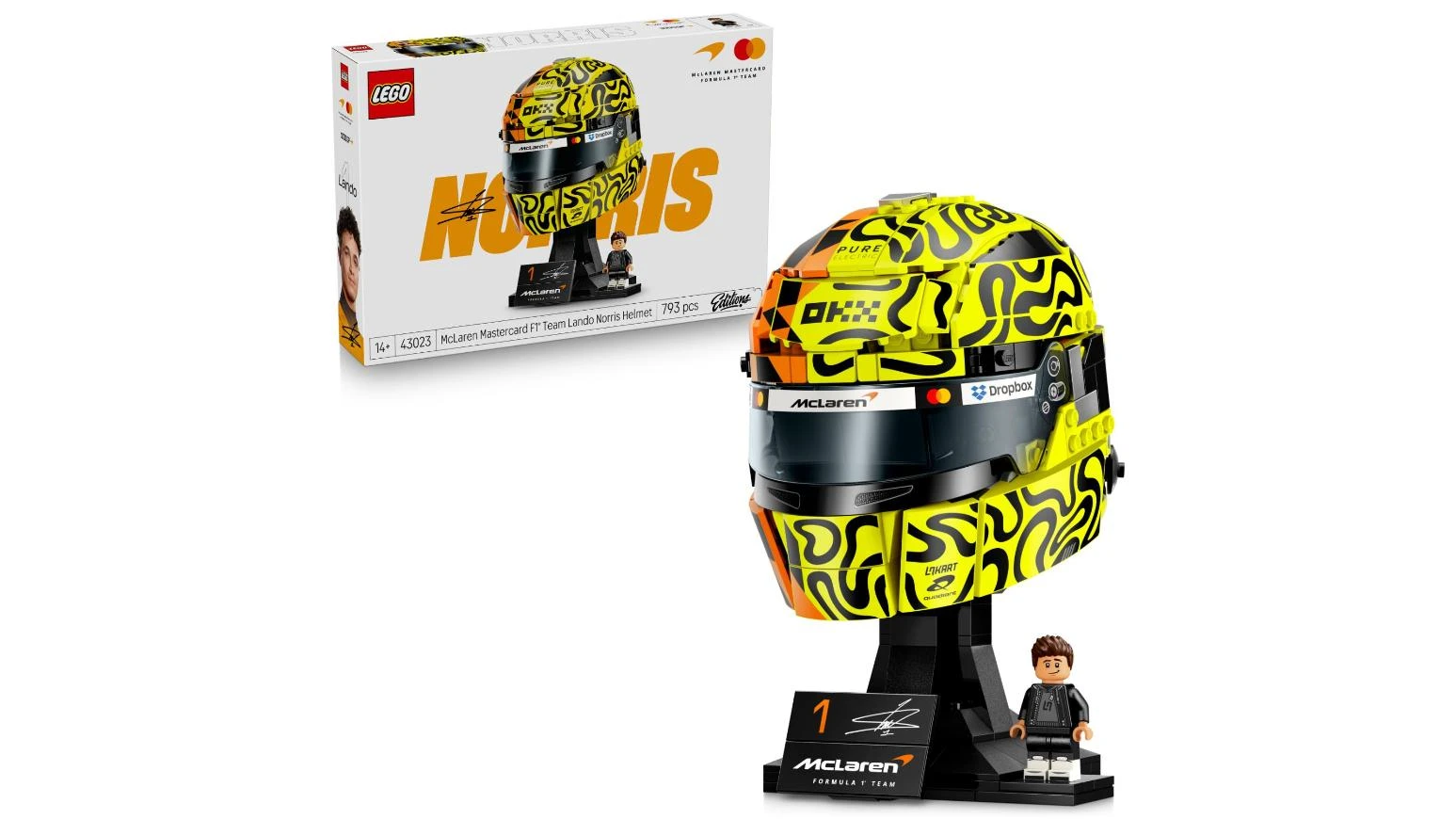 Lego Editions Lando Norris Mclaren F1 Helmet