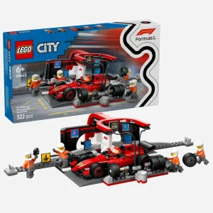 LEGO City Pit Stop & Crew & Ferrari Car 322 Pcs