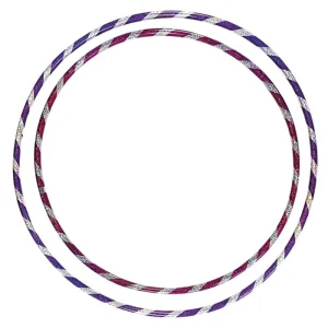 2 Shiny Hula Hoops, 65 And 75 Cm - Pink