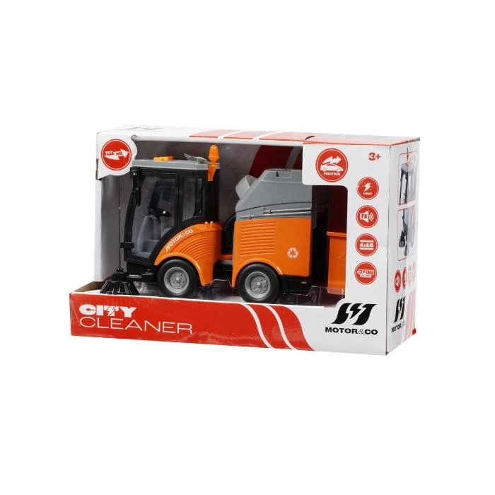 Motor & Co Cleaning Truck With Lights And Sounds.