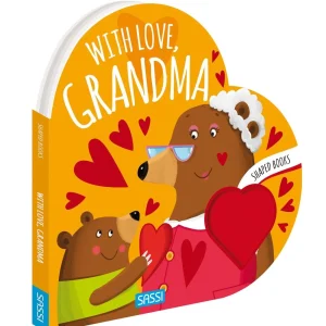 Shaped Books With, Love Grandma