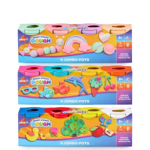 Nick Jr. Ready Steady Dough 4 Jumbo Pots Assrt