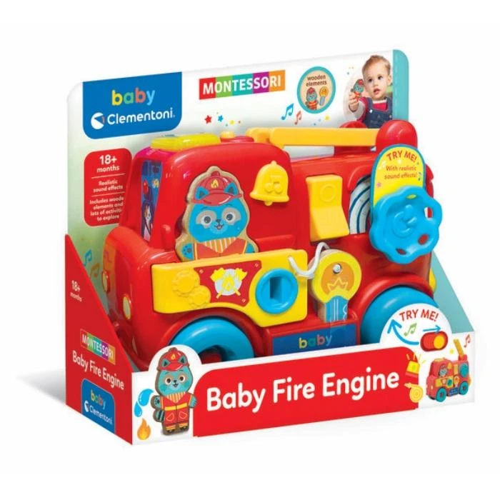 Clementoni Baby Fire Engine - Montessori