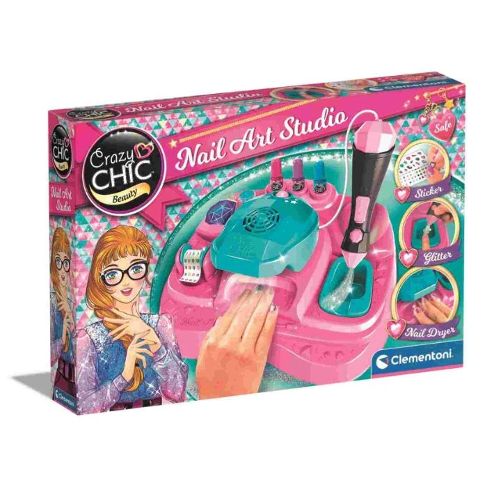 Clementoni Crazy Chic Nail Art Studio New