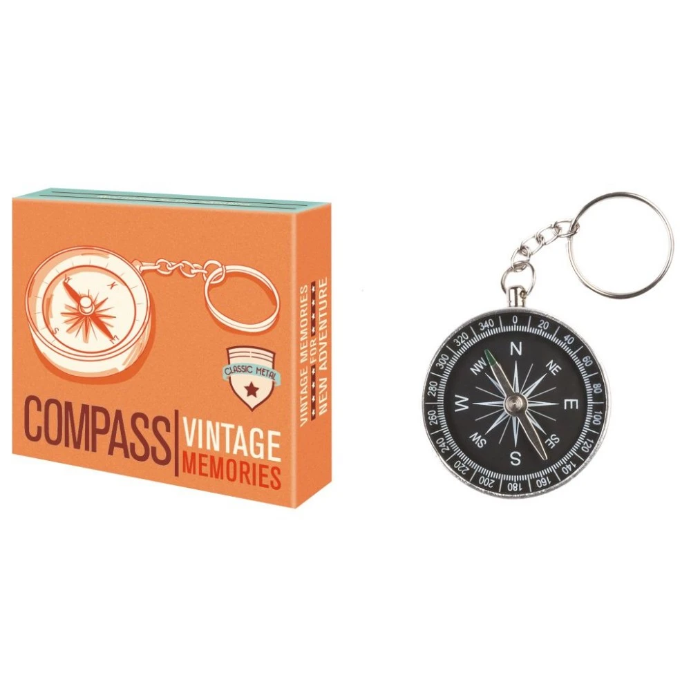 Vintage Memories - Compass Key Ring
