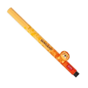 Gel Pen With Animal Decoration - Lion