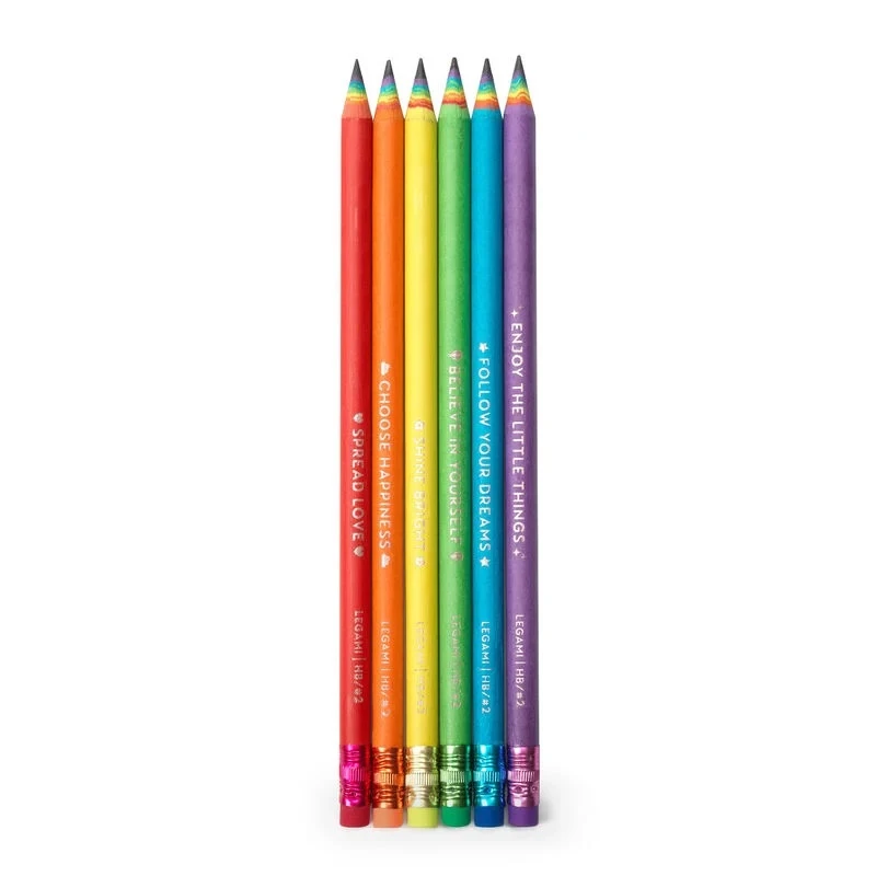 Set of 6 HB Graphite Pencils
