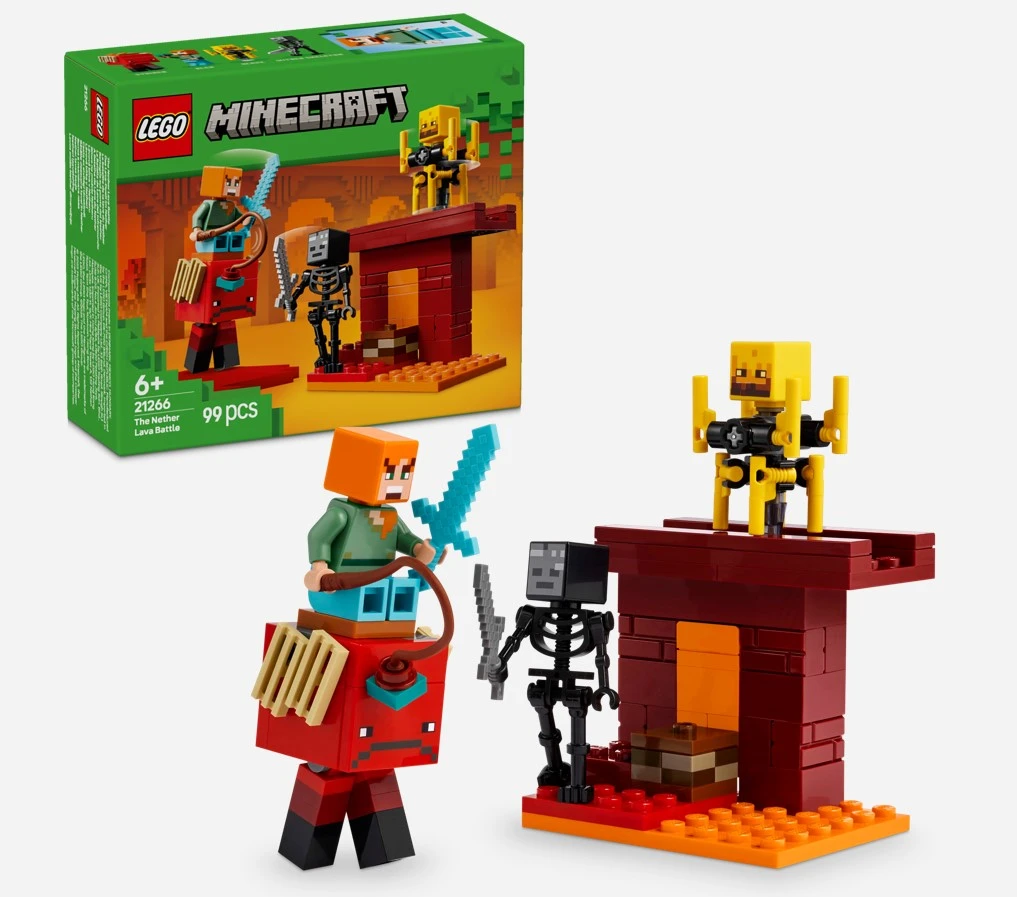 LEGO 21266 Minecraft The Nether Lava Battle