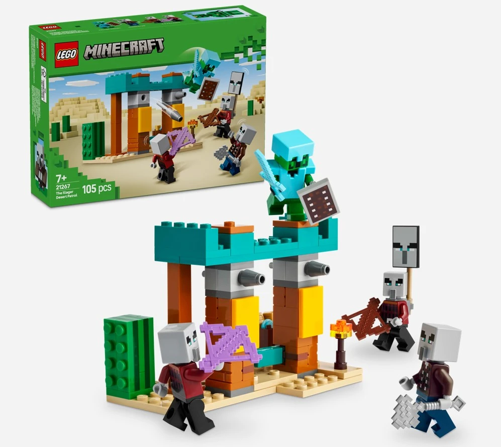 LEGO 21267 Minecraft The Illager Desert Patrol