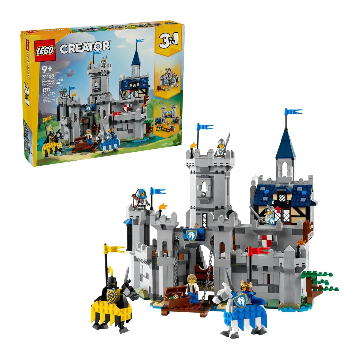 LEGO 31168 Creator Medieval Horse Knight Castle
