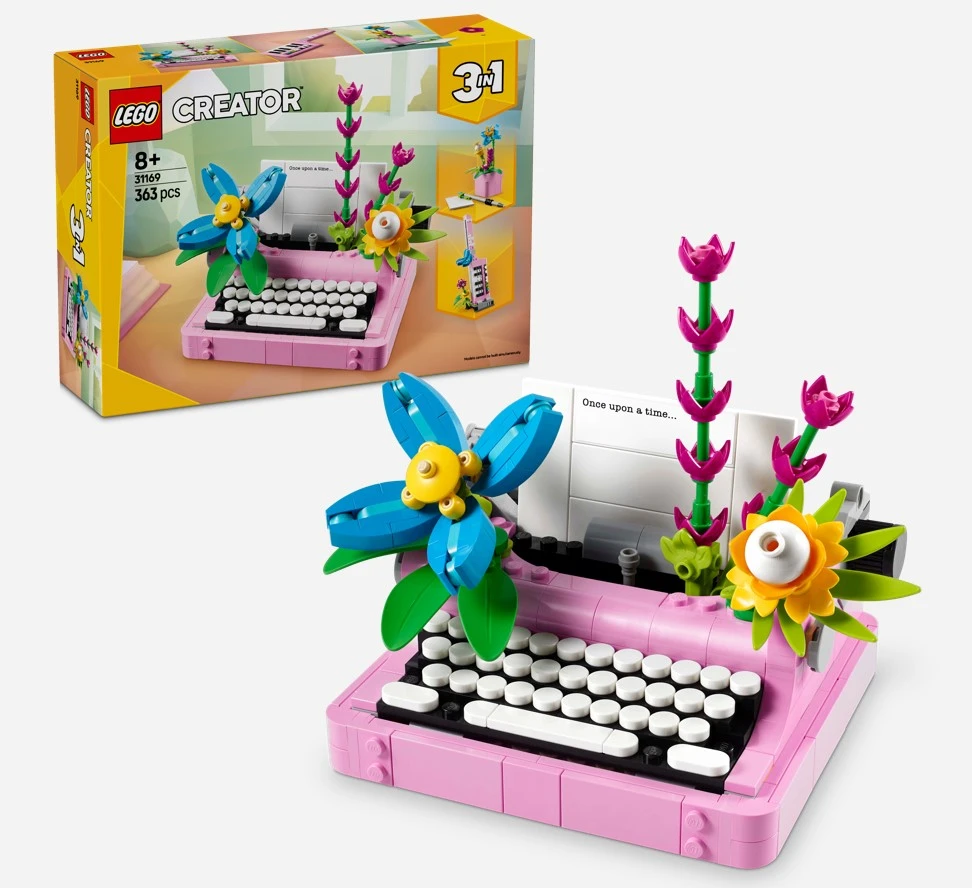LEGO 31169 Creator Typewriter With Flowers