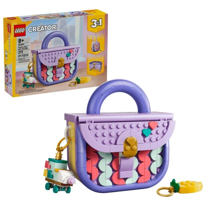 LEGO 31391 Creator Art Fashion Bag With Storage