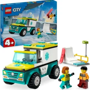 LEGO 60403 City Emergency Ambulance & Snowboarder