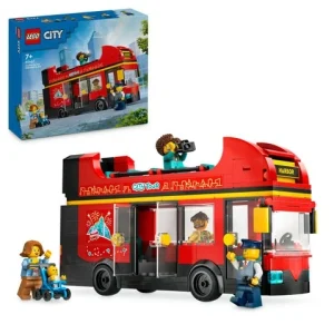 LEGO 60407 City Red Double Decker Sightseeing Bus