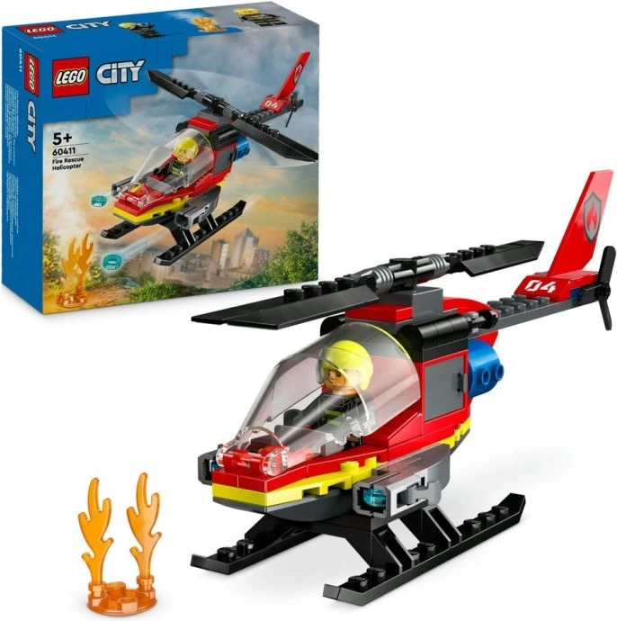 LEGO 60411 City Fire Rescue Helicopter
